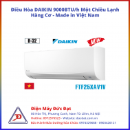 Điều hòa Daikin 9000BTU 1 chiều FTF25XAV1V Điều hòa Daikin 9000BTU 1 chiều FTF25XAV1V